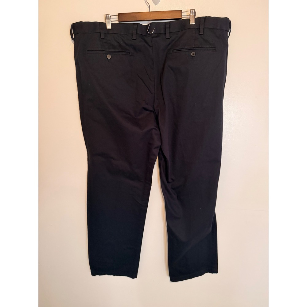 Dockers Men's Big & Tall Chino Pants 46x33 Navy Flex Comfort Hemmed - Picture 3 of 13